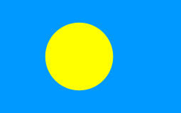 國旗冷知識(上) 6 255px Flag of Palau.svg