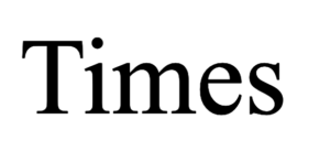Times New Roman怎麼來的? 3 Times New Roman